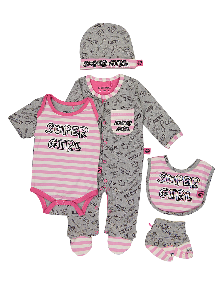 Baby Giftset Super Girl