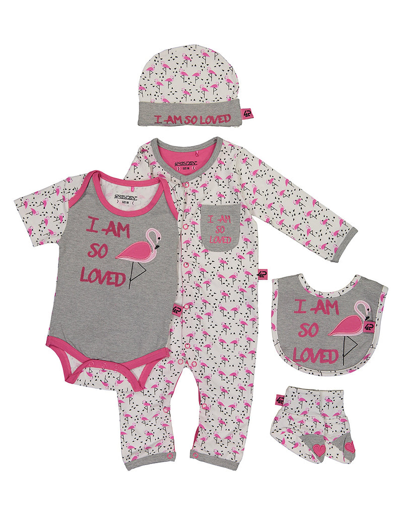 Baby Giftset Flamingo
