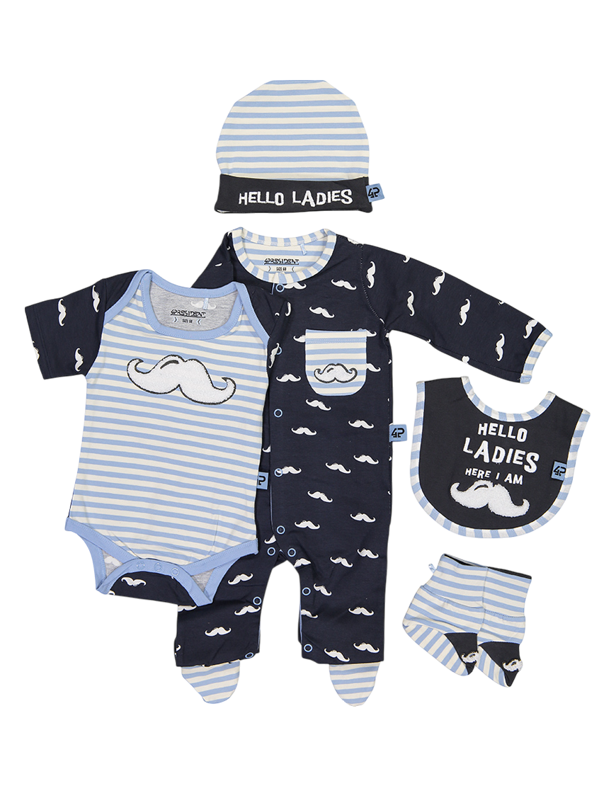 Baby Giftset Moustache