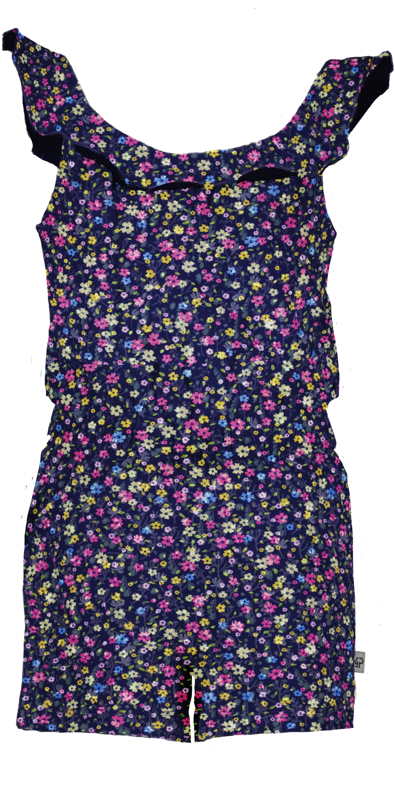 Lux AOP Marineblaue Blume