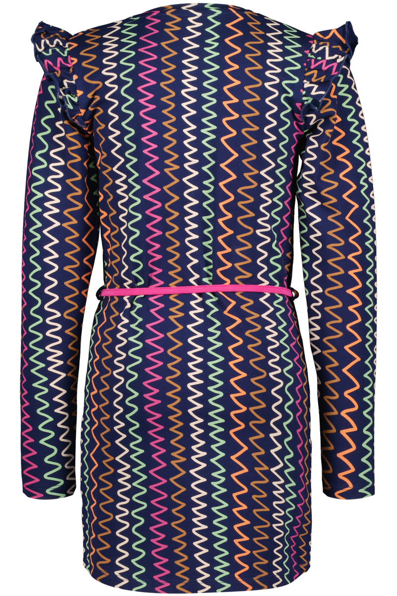 Honey zigzag stripes aop